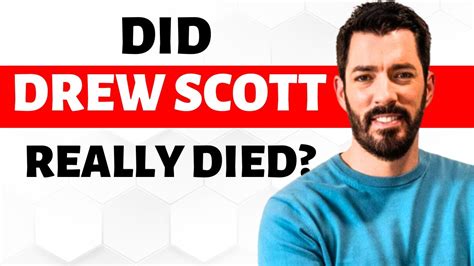 did drew scott died